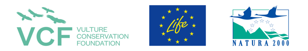VCF, LIFE, Natura 2000 logos
