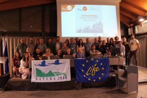 European vulture experts at the end of the technical meeting in Sardinia