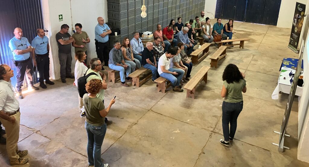Awareness-raising event at Herdade do Monte da Ribeira. ©Eduardo Santos/LPN 