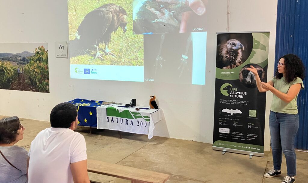 Awareness-raising event at Herdade do Monte da Ribeira. ©Eduardo Santos/LPN 