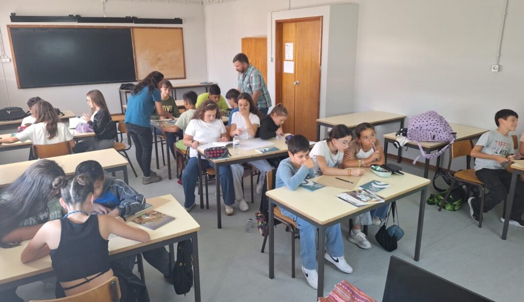 Environmental education activities at the Guerra Junqueiro School Group ©Palombar